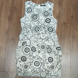 Summer Peplum Dress with flower motifs